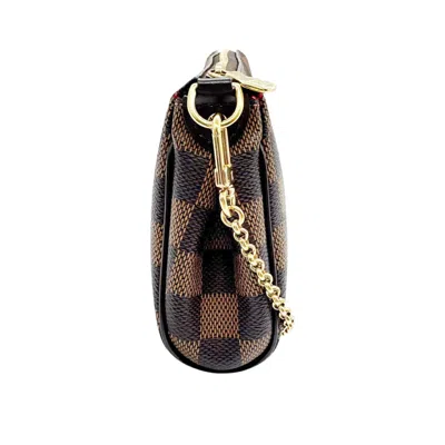 Pre-owned Louis Vuitton Brown Damier Canvas Ebene Damier Canvas Pochette Shoulder Bag ()