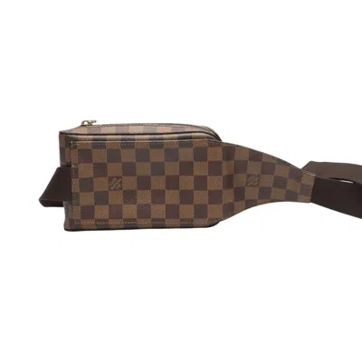 Pre-owned Louis Vuitton Brown Damier Canvas Ebene Damier Canvas Pouch Sling Bag ()