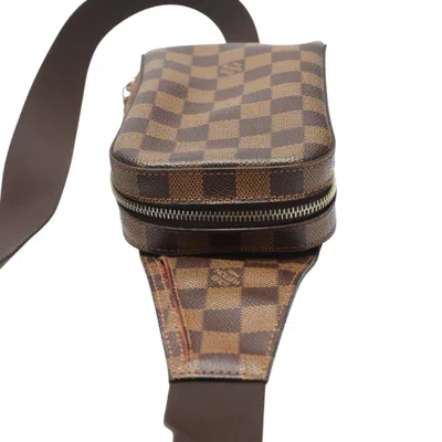 Pre-owned Louis Vuitton Brown Damier Canvas Ebene Damier Canvas Pouch Sling Bag ()