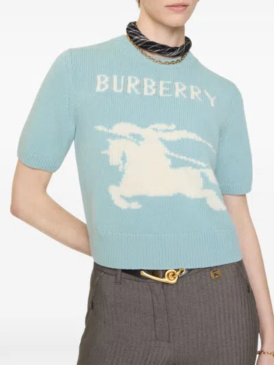Burberry Women Ekd Wool And Cashmere Sweater In Multi