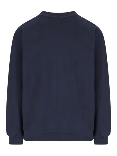 Celine Men Cotton Sweater With Front Lettering Logo In Multi