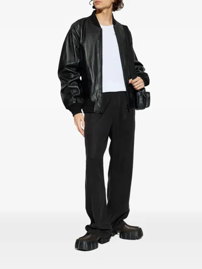 Diesel Logo-detail Jacket In Black