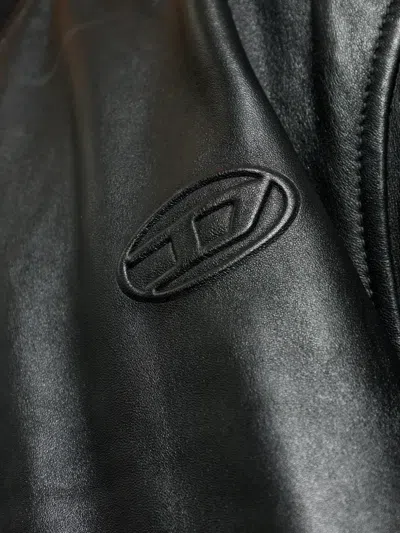 Diesel Logo-detail Jacket In Black