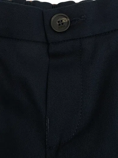 Fendi Logo Waistband Trousers In Animal Print