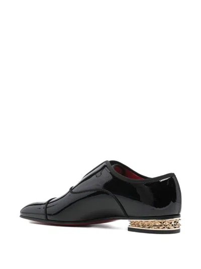 Christian Louboutin Alphamale Rocks Patent Leather Oxfords In Multi