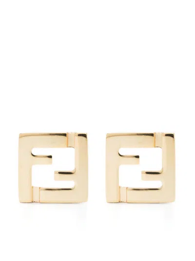 Fendi Forever  Earrings In Gold