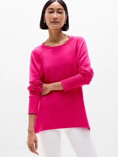 Athleta Coaster Luxe Recover Sweatshirt In Purple