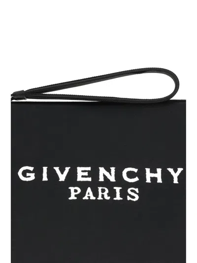 Givenchy Women Canvas Pouch Bag In Black