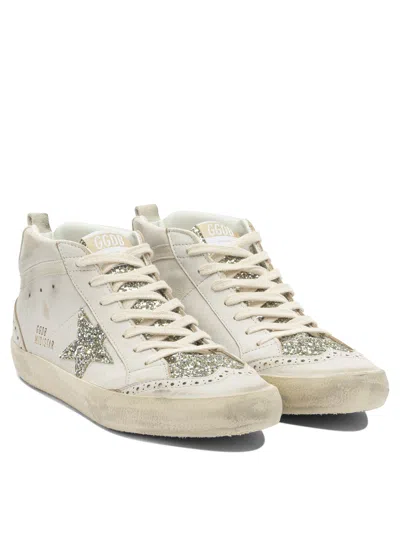 Golden Goose Mid Star Sneakers & Slip-on White In White