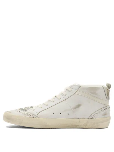 Golden Goose Mid Star Sneakers & Slip-on White In White