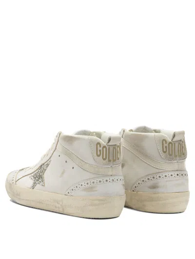 Golden Goose Mid Star Sneakers & Slip-on White In White