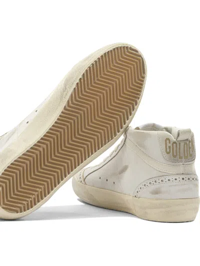 Golden Goose Mid Star Sneakers & Slip-on White In White