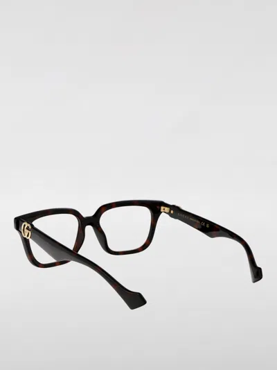Gucci Optical Frames Woman Brown In Brown