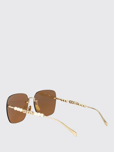 Gucci Sunglasses Woman Brown In Gold