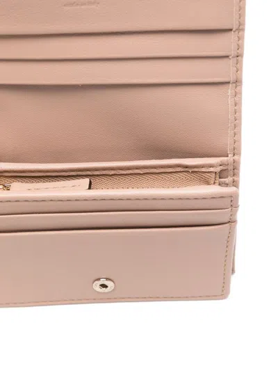 Gucci Women Gg Marmont Small Leather Wallet In Pink