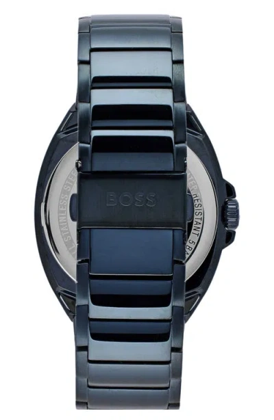Hugo Boss Boss Walker Bracelet Watch, 41mm In Blue