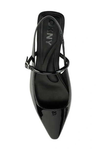 Dkny Cairo Slingback Flat In Black