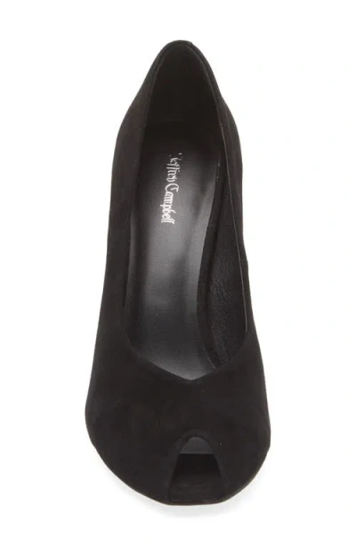 Jeffrey Campbell Sherille Peep Toe Pump In Black