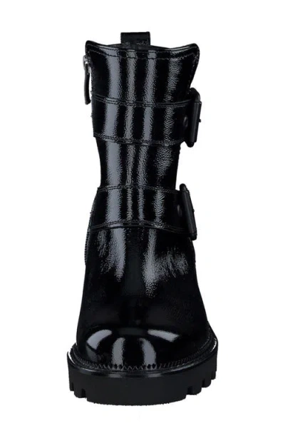 Paul Green Balboa Moto Boot In Black