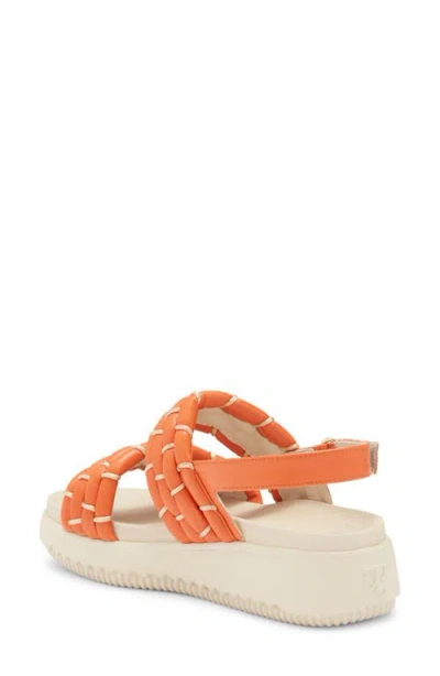 Paul Green Amara Platform Sandal In Orange