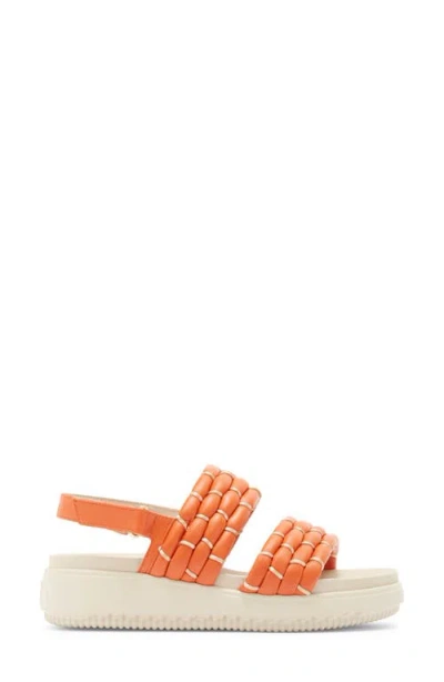 Paul Green Amara Platform Sandal In Orange