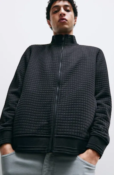 Bugatchi Quilted Jacket In Black