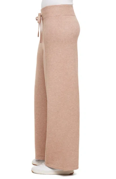 Three Dots Ally Wide Leg Pull-on Pants In Neutral