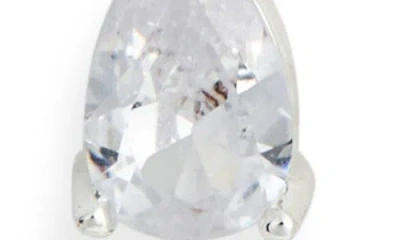 Nordstrom Rack Cubic Zirconia Linear Earrings In Metallic