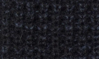 Allsaints Angled Stitch Marled Gloves In Blue