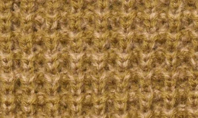 Allsaints Angled Stitch Marled Gloves In Brown