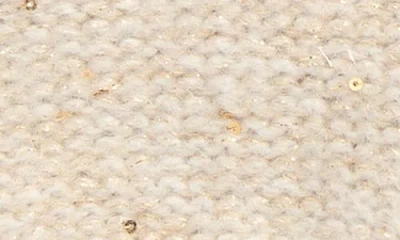 Calvin Klein Mini Sequin Flip Top Gloves In White