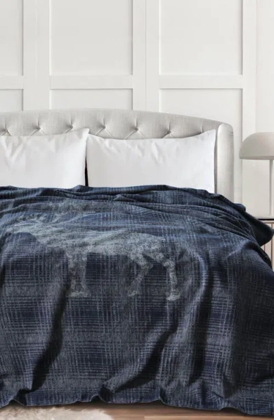 Azores Home Yarn Dyed Organic Cotton Throw Blanket