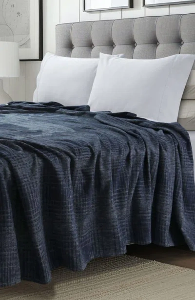 Azores Home Yarn Dyed Organic Cotton Throw Blanket