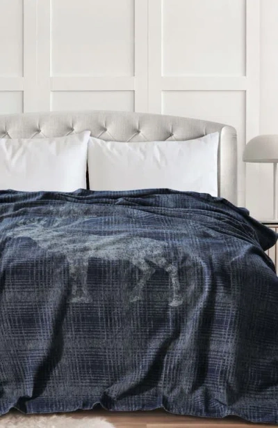 Azores Home Yarn Dyed Organic Cotton Throw Blanket