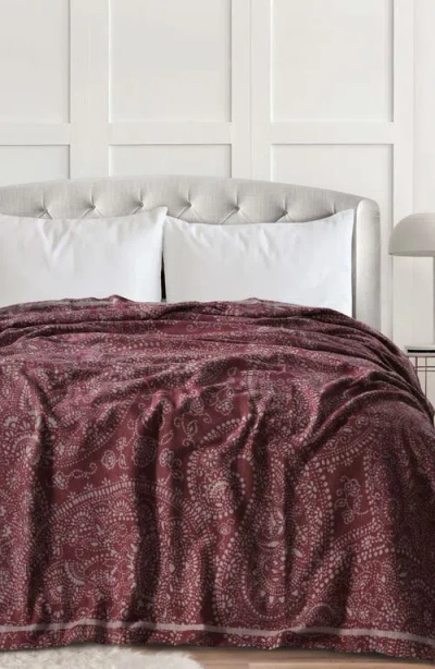 Azores Home Yarn Dyed Organic Cotton Throw Blanket