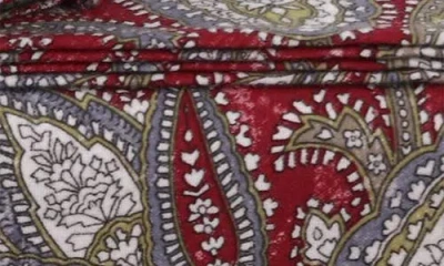 Azores Home Cotton Flannel Sheet Set In Multi