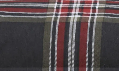 Azores Home Heritage Plaid Cotton Flannel Comforter & Pillow Sham Set In Multi