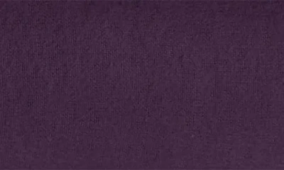Azores Home Solid Cotton Flannel Flat Sheet In Purple