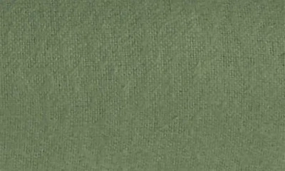 Azores Home Solid Cotton Flannel Flat Sheet In Green