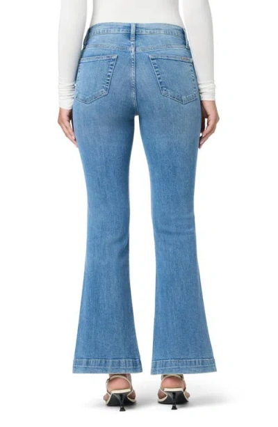 Joe's High Waist Flare Trouser Jeans In Blue