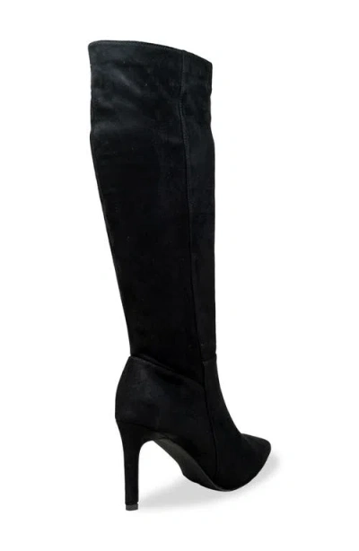 Chase & Chloe Chase And Chloe Knee High Boot In Black