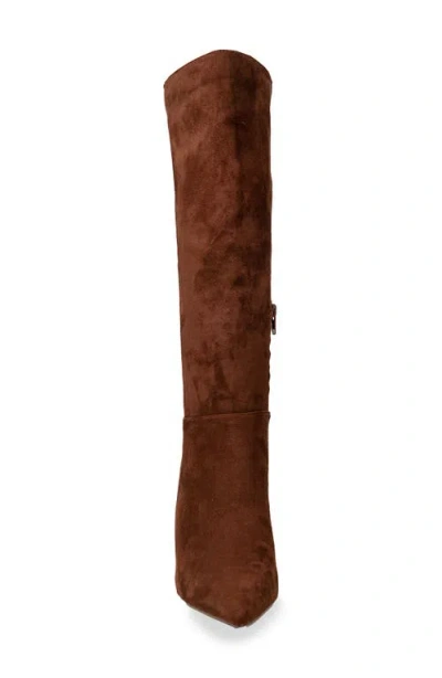 Chase & Chloe Chase And Chloe Knee High Boot In Brown
