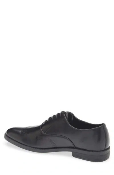 Geoffrey Beene Faux Leather Oxford In Black