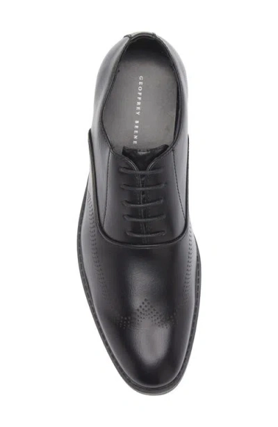 Geoffrey Beene Faux Leather Oxford In Black