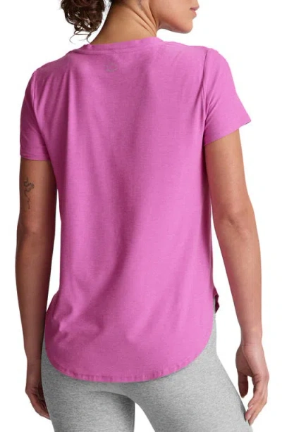 Beyond Yoga On The Down Low T-shirt In Purple