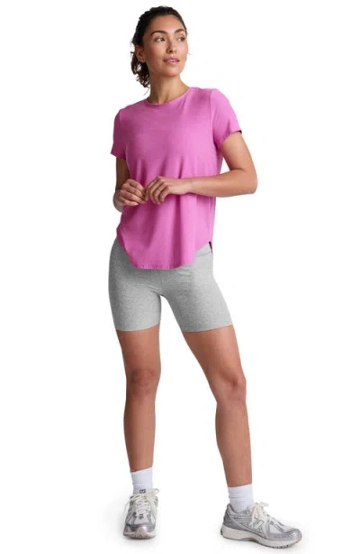 Beyond Yoga On The Down Low T-shirt In Purple