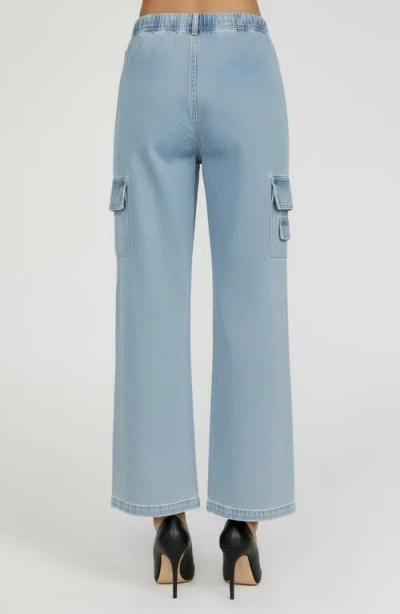 Bebe The Double Cargo Jeans In Blue