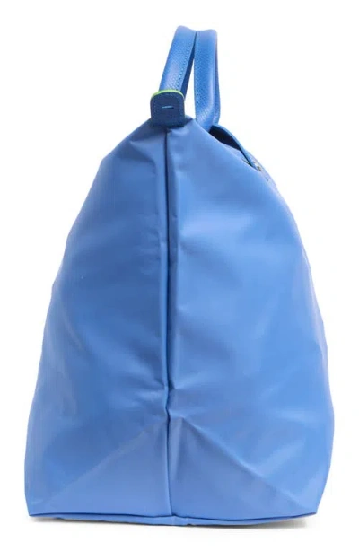 Longchamp Large Travel Duffle Bag In Blue