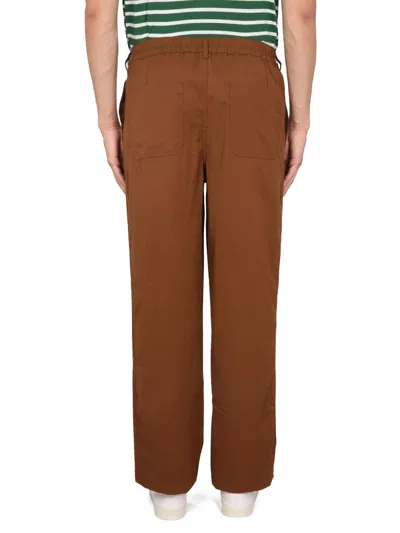 Howlin' Howlin Button Down Pants In Brown