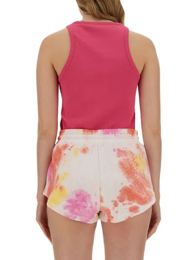 Msgm Tops With Logo In Pink